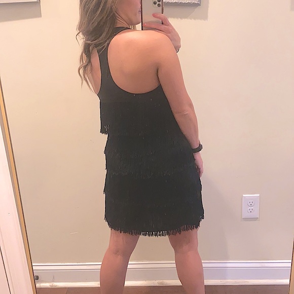 Alexia Admor Tiered Fringe Racerback Mini Dress - Picture 6 of 14